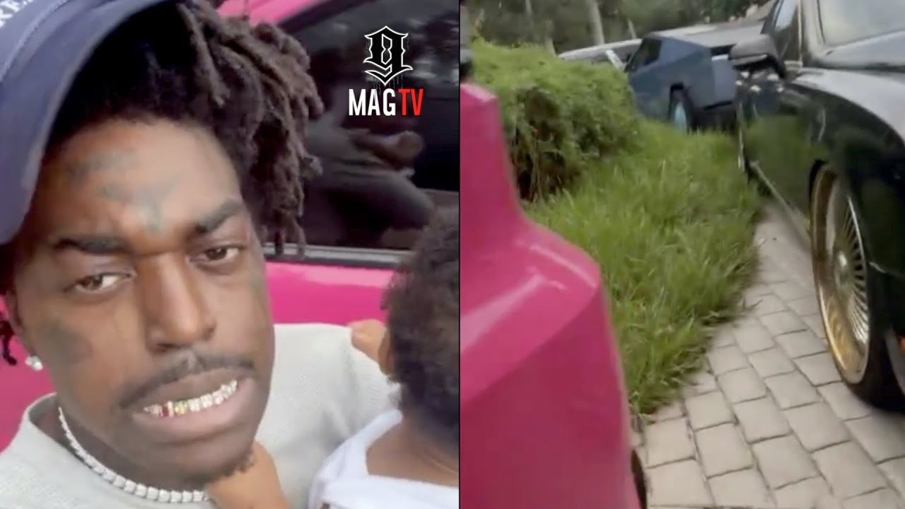 This Ain't Even Half" Kodak Black Stuffs 9 Custom Cars In His Driveway!