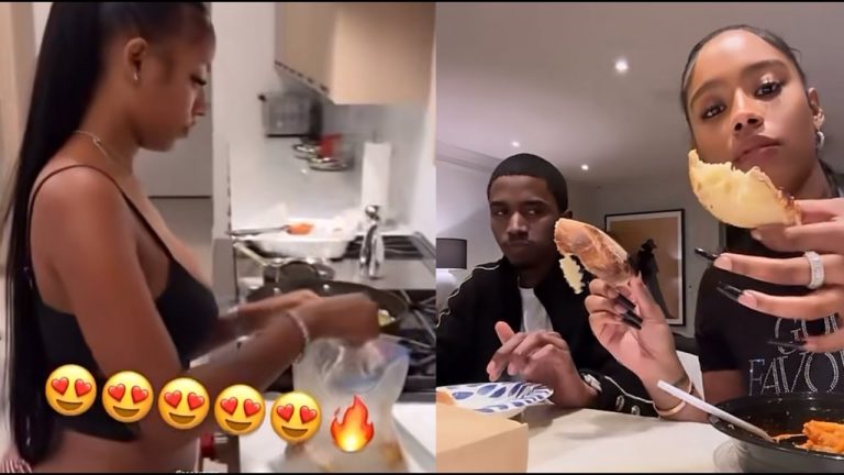 Diddy's Son Christian Combs Proves "GF" Raven Knows How To Cook Chicken Better Than KYA