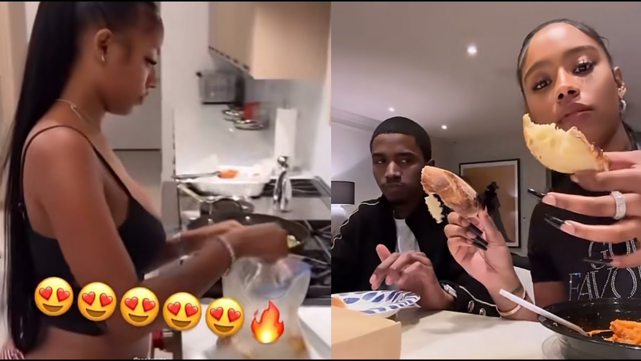 Diddy's Son Christian Combs Proves "GF" Raven Knows How To Cook Chicken Better Than KYA