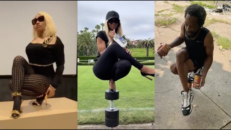 Rappers & Celebs REACT To Nicki Minaj Challenge Ciara, Brei Larson, Eva Marcille, & Dogs