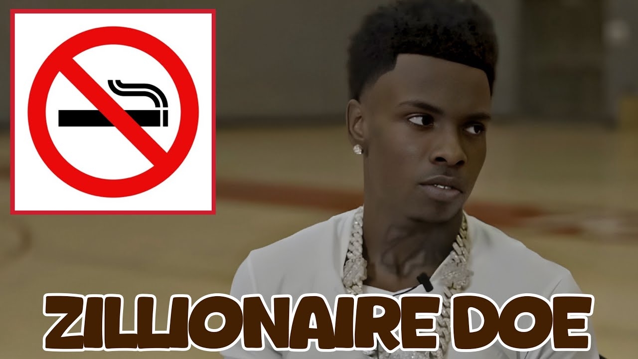 Zillionaire Doe explains why he doesnt smoke on camera
