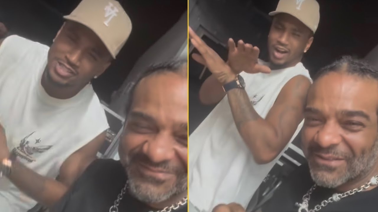 Jim Jones And Trey Songz Linked Up In Studio And Cooking Up Something Special New Music Coming Up