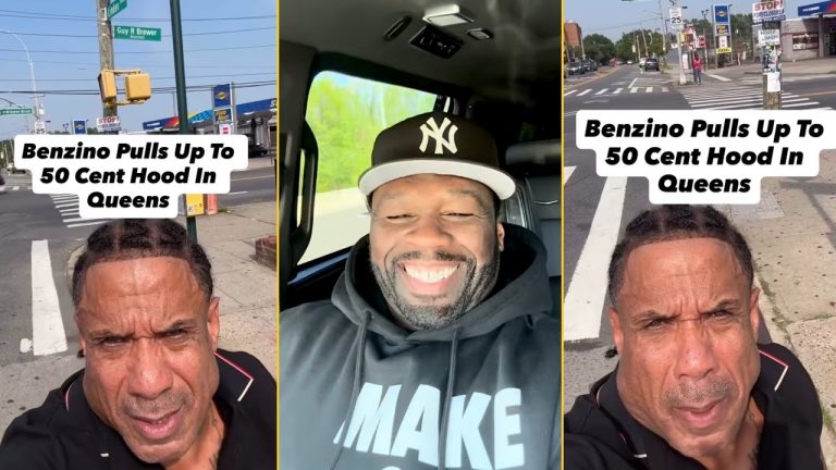Benzino Pulls Up To 50 Cent Hood In Queens And Tells Him Meet Me If You Are Real Gan**er