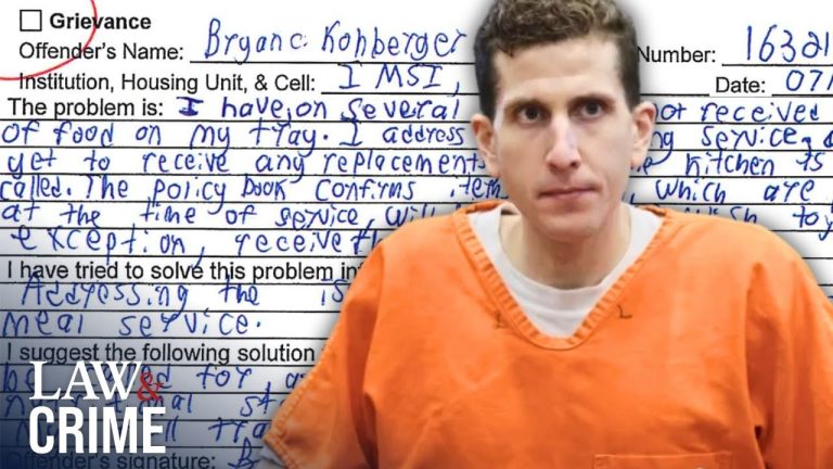 Bryan Kohberger's Creepy Handwritten Prison Complaints RELEASED