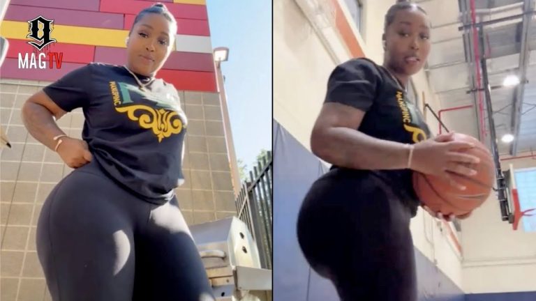 Cardi B's Bestie Star Brim Shows Off Her Basketballs Skills!  
