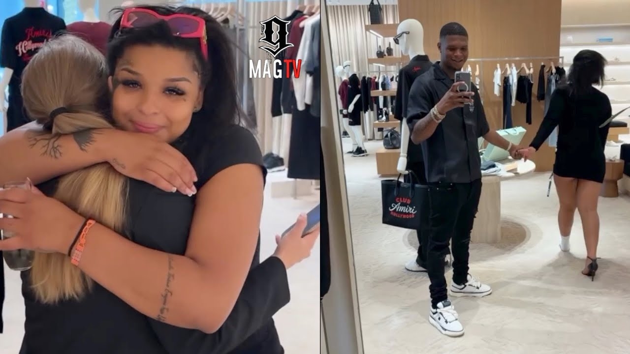 Chrisean Rock Holds Back Tears After New "BF" Hoodtrophy Bino Takes Her Shopping!
