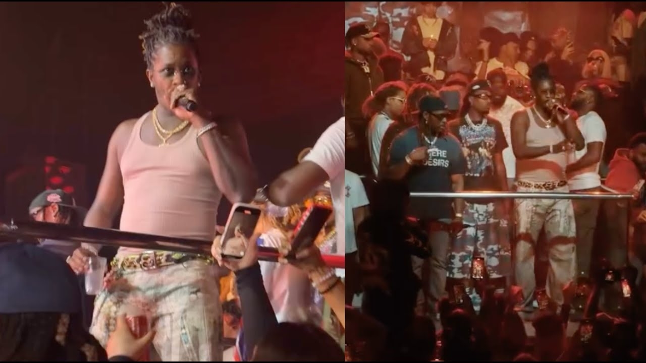 Young Thug Tells DJ To Cut Off Rich Homie Quan Song & Fans Got Upset