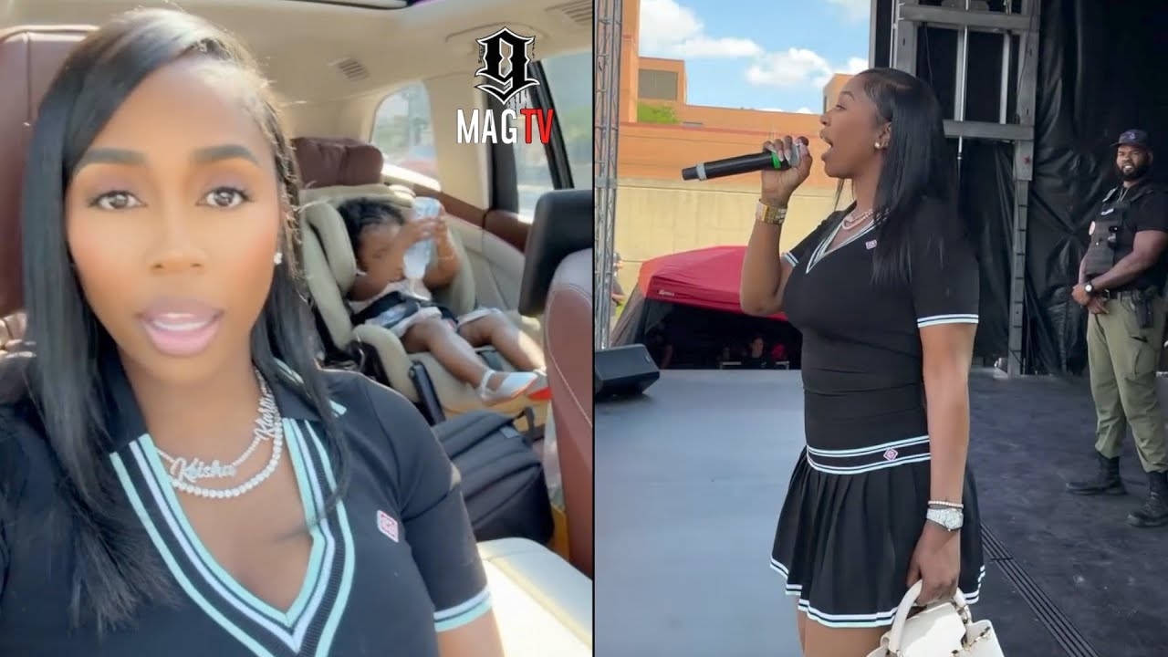 Kash Doll Takes Daughter Klarity To Detroit School Music Festival!