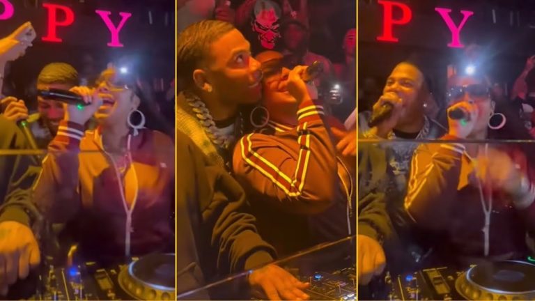 Nelly And Ashanti Singing Together And Kissing To Each Other On The Stage Real Love Energy