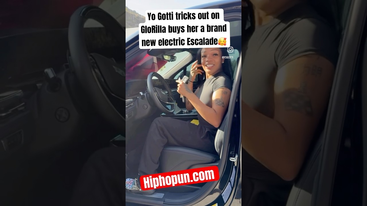Yo Gotti surprises GloRilla with the brand new Cadillac Escalade #yogotti #glorilla