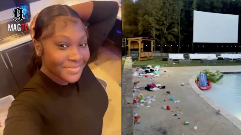 "A Fu*kin Ball" Boosie Daughter Ty Shows The Aftermath Of His Wild All White Pool Party! 
