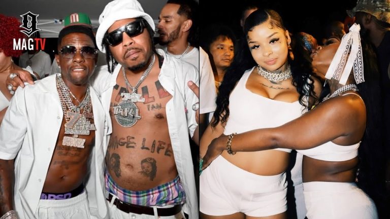 Boosie, Webbie & Chrisean Rock Had His All White Pool Party Lit! 