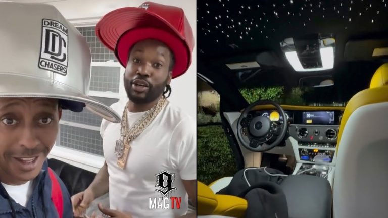 "This My 19th" Gillie Goes Crazy After Meek Mill Pulls Up In His Custom Rolls Royce! 