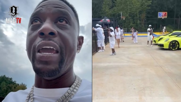 Boosie Host His 1st Annual All White Pool Party! 