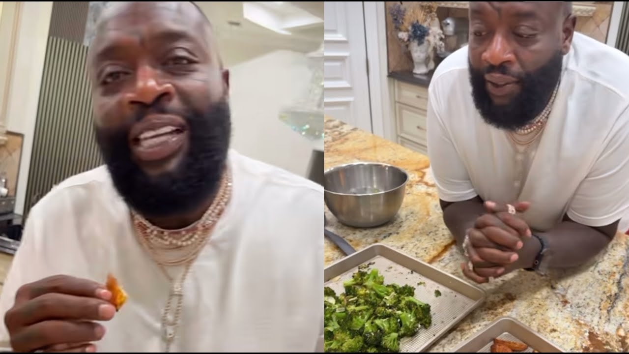 My Mouth Fluttering Rick Ross Girlfriend Jazzma Cooks Steaks & Potatos For Him