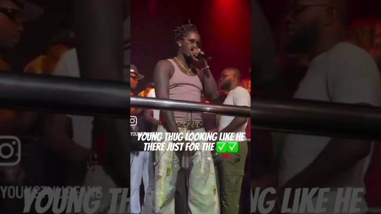 Young Thug wasnt feeling the crowd in Miami  I think he is depressed about Gunna success #hiphop