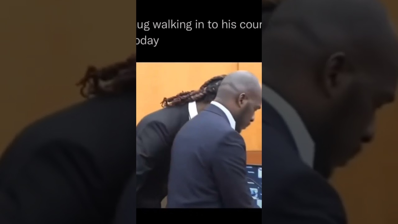 Young Thug in court this morning Who did his hair #evedaweaveslay #roadto5ksubs #youngthug
