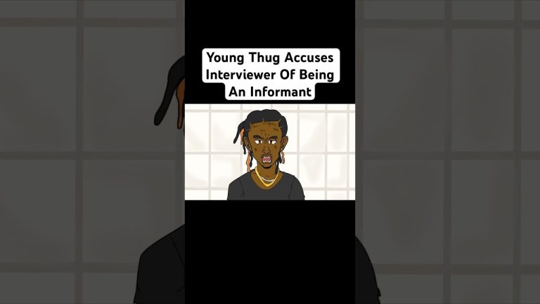 Young Thug Accuses Interviewer Of Being An Informant #shorts #rap #hiphop #youngthug