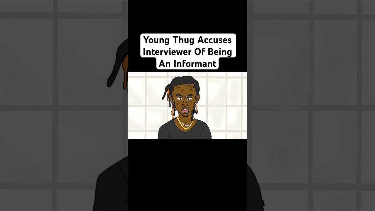 Young Thug Accuses Interviewer Of Being An Informant #shorts #rap #hiphop #youngthug