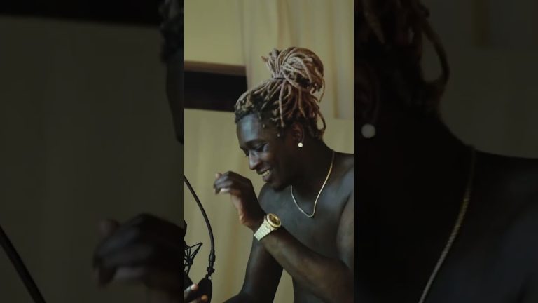 Young Thug making Contagious on Punk #rap #music #youngthug