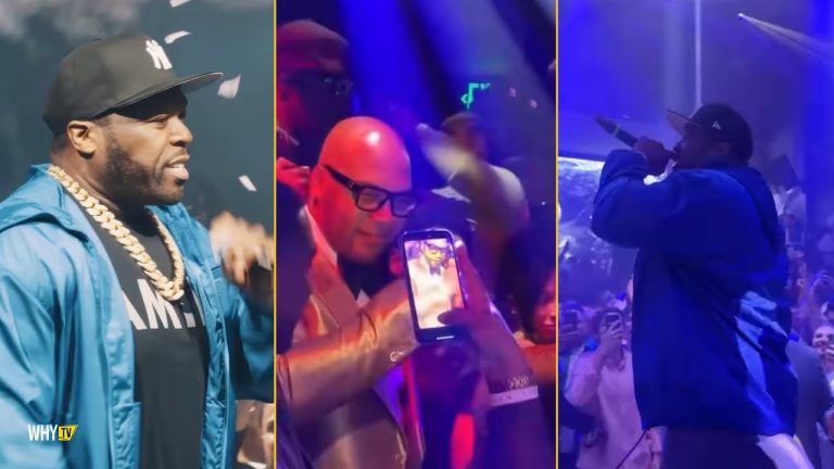 50 Cent Stole The Whole Show With Flo-Rida Last Night At New Year Event In Vegas