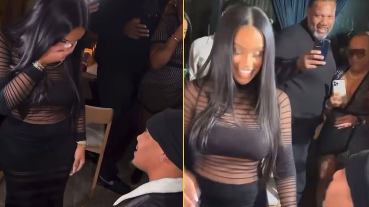 G Herbo Proposes His Girlfriend Tiana In Front Of The People In Restaurant And She Said YES