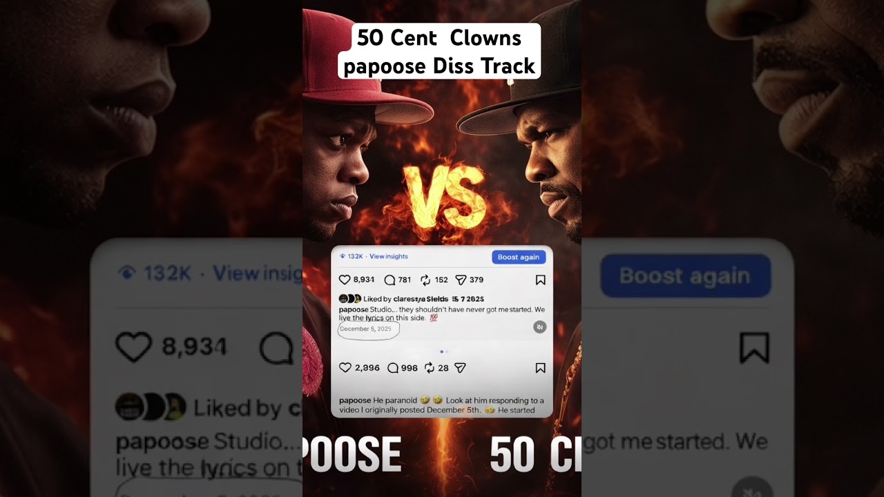50 Cent Clowns Papoose #50cent #papoose #hhu #hiphopnews