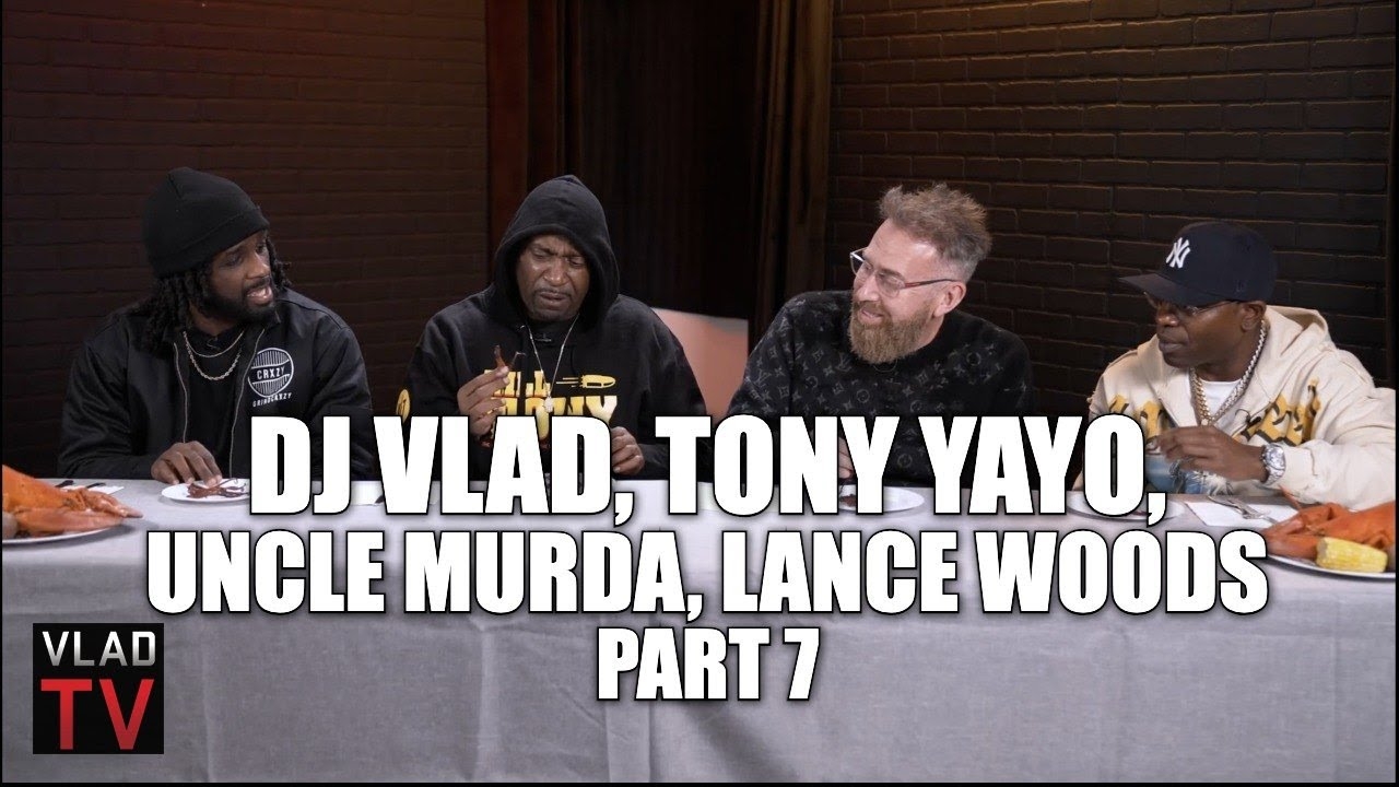 Tony Yayo, Uncle Murda, DJ Vlad & Lance Woods Try Eating Duck Tongues (Part 7)