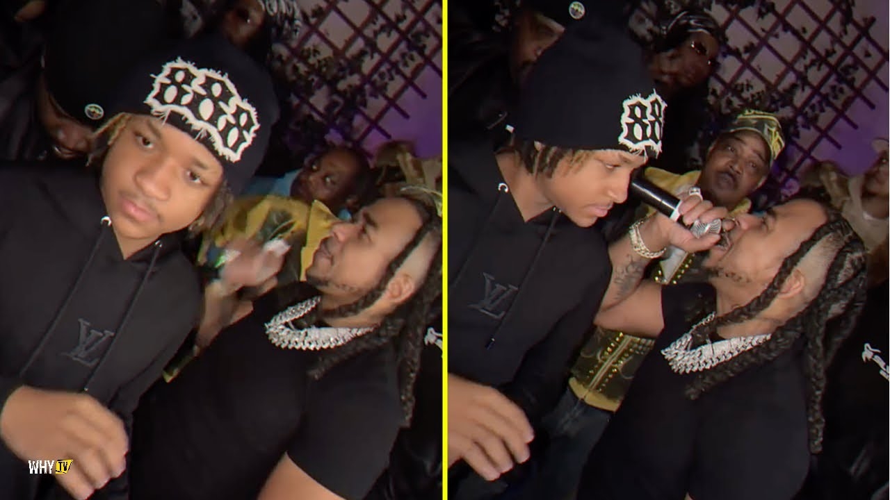Max B's Son DJing For Him And French Montana At Their Album Release Party 'Like Father Like Son'