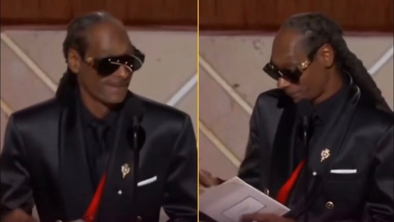 Snoop Dogg Is High As M*** F*** While Presenting At The Golden Globes Awards 2025