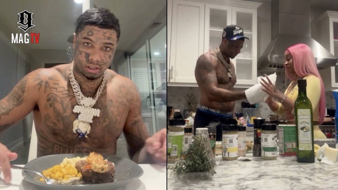 "I'm Ready To Eat It Up" Blueface Takes Stunna Girl Grocery Shopping To Cook For Him!