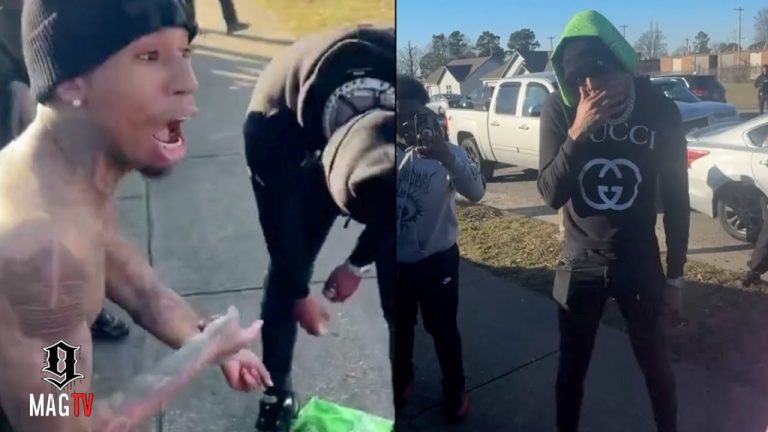 NLE Choppa Battles NBA Youngboy Lookalike In The Trenches Of Memphis! 