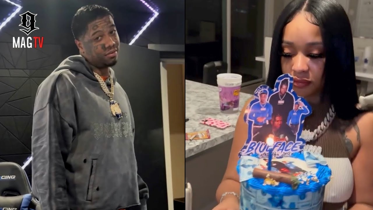 Blueface Gets Stunna Girl Cakes & Dinner For His 29th B-Day!