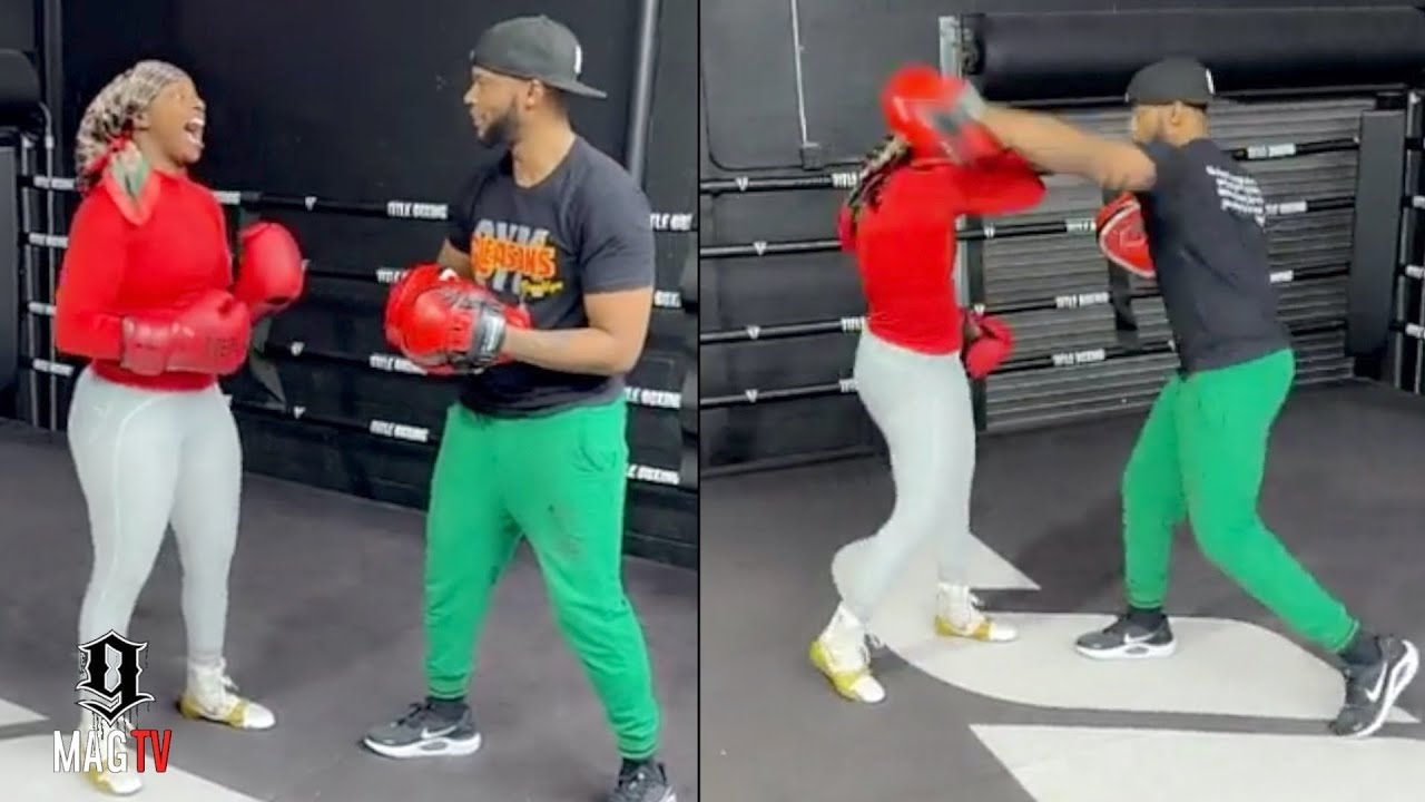 "I Will Lay U" Papoose Trains Wit "GF" Claressa Shields Ahead Of Her Bout & Things Go Left!