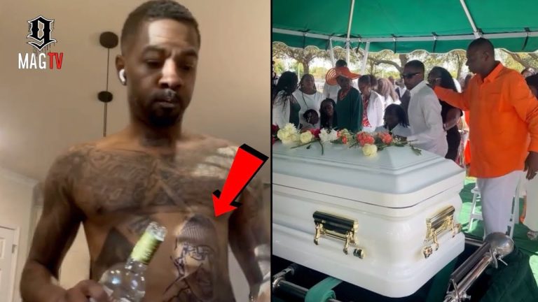 "Papa Smurf" Singer Sammie Dedicates A Tattoo Shortly After His Fathers Funeral! 