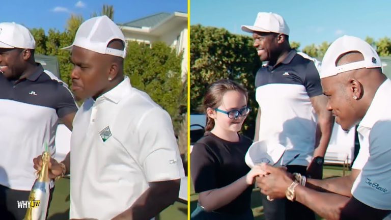 DaBaby Pulls Up At A Golf Tournament With 50 Cent 'Fifty I'm Better Than You, And You Know It'