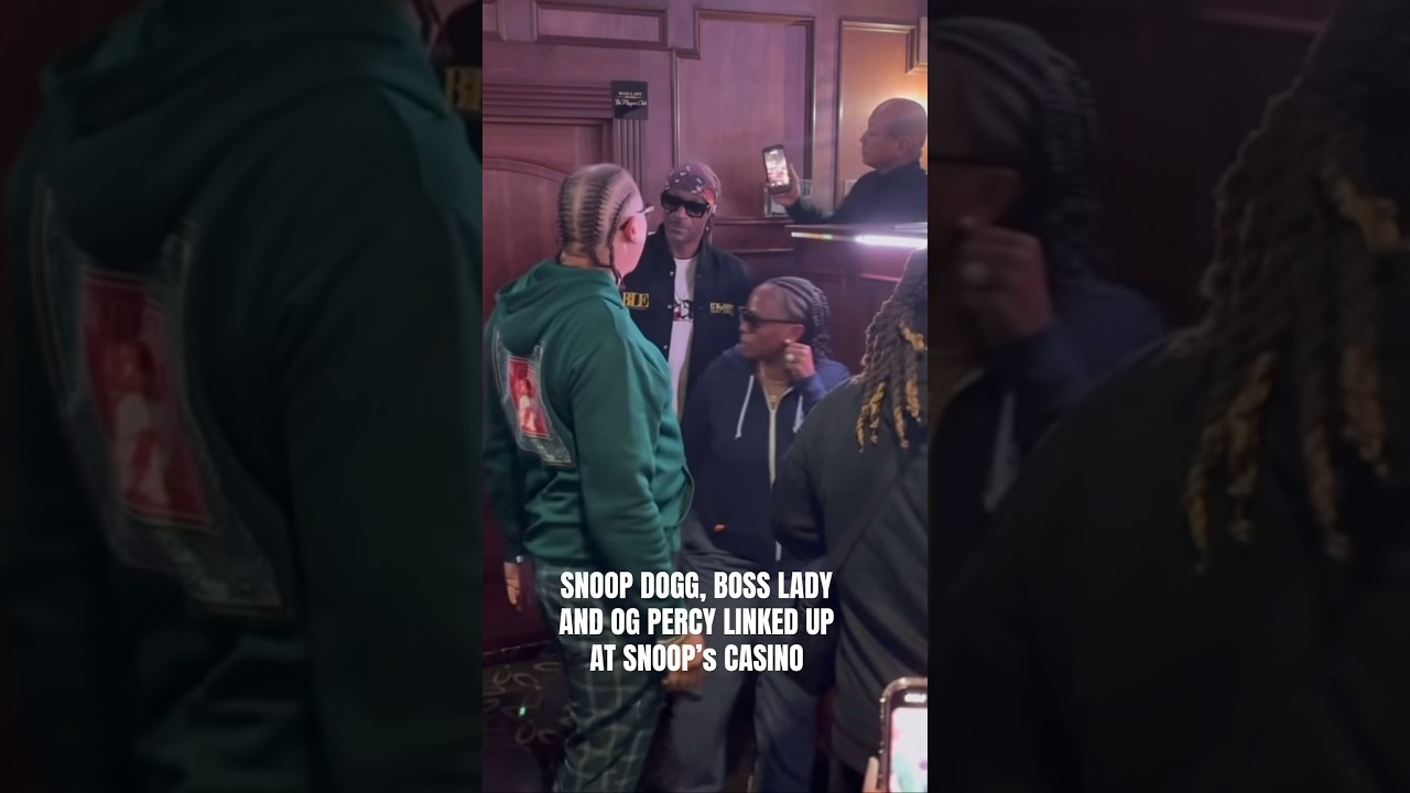 #SnoopDogg And His Wife Boss Lady, OG Percy Linked Up At Their Casino  #whytv