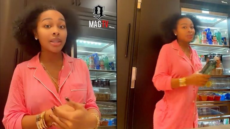 Jayda Cheaves Stunts On Her Opps Displaying Her $25k True 48" Glass Door Refrigerator! 
