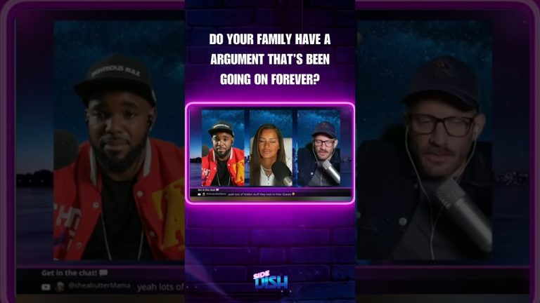Do your family have a argument thats been going on forever with absolutely no resolution?