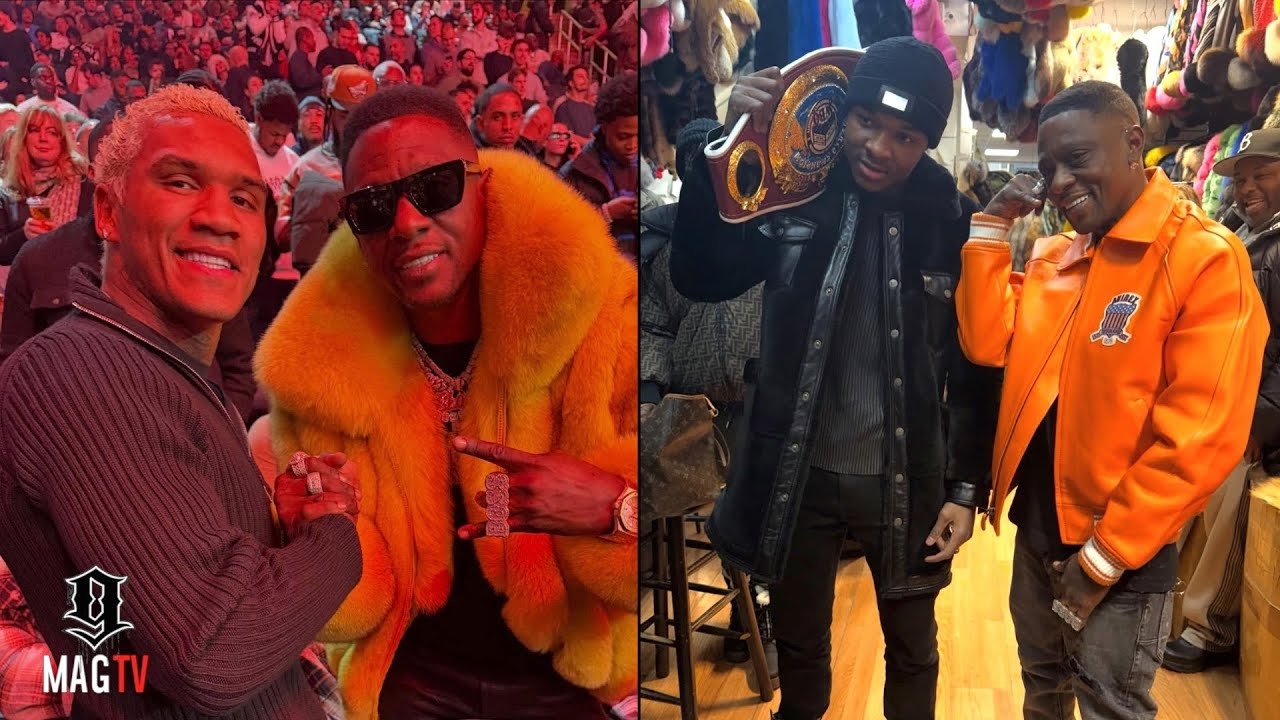 Boosie Pulls Up To Daniels Leather While In New York For The Shakur Stevenson Fight!