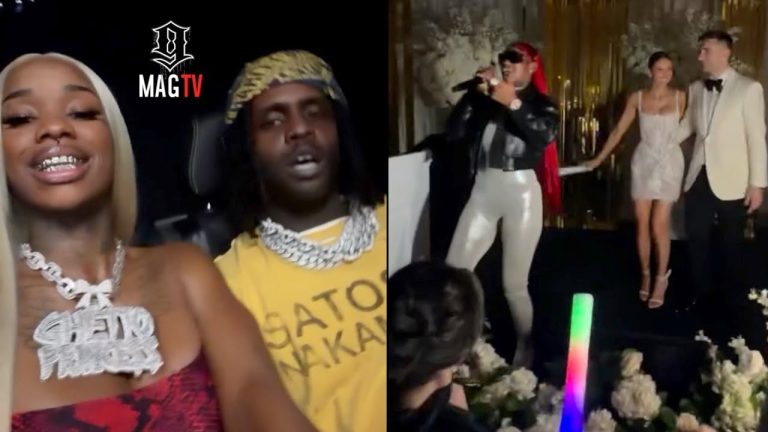 Sexyy Red Reunites Wit Chief Keef Before Performing At Trump Advisors Wedding! 