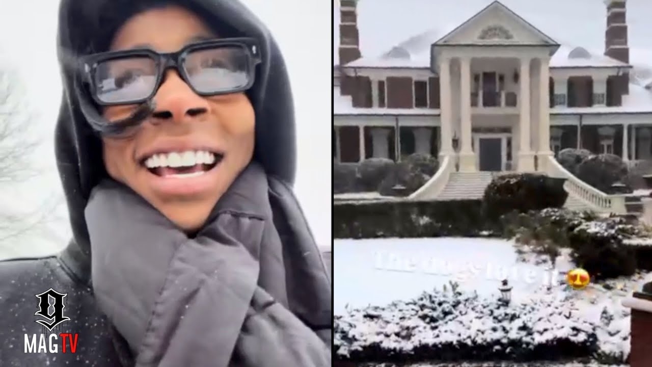 Dwight Howard's Wife Amy Can't Believe Their 32,500 sq ft. Georgia Mansion Is Covered In Snow!