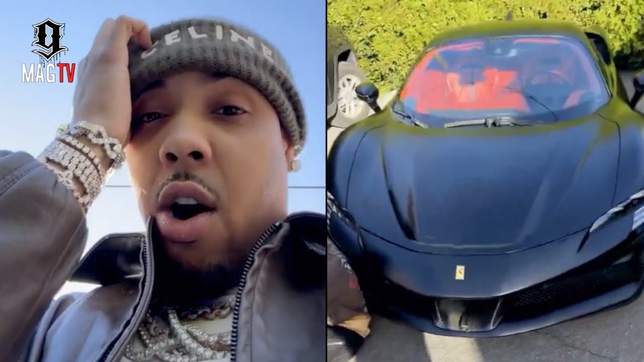"Went Legit" G Herbo Head Is On A Swivel While Swervin In His $325k Ferrari SF 90!