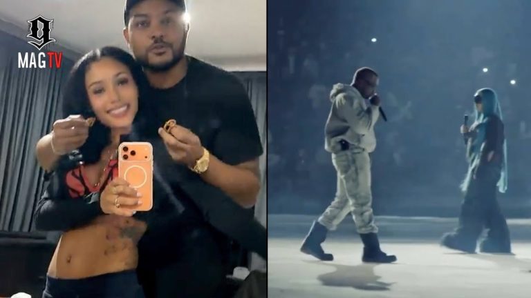 "Ready To Get Married" Justin LaBoy & Coi Leray Go Backstage At Kanye West's Mexico Concert! 