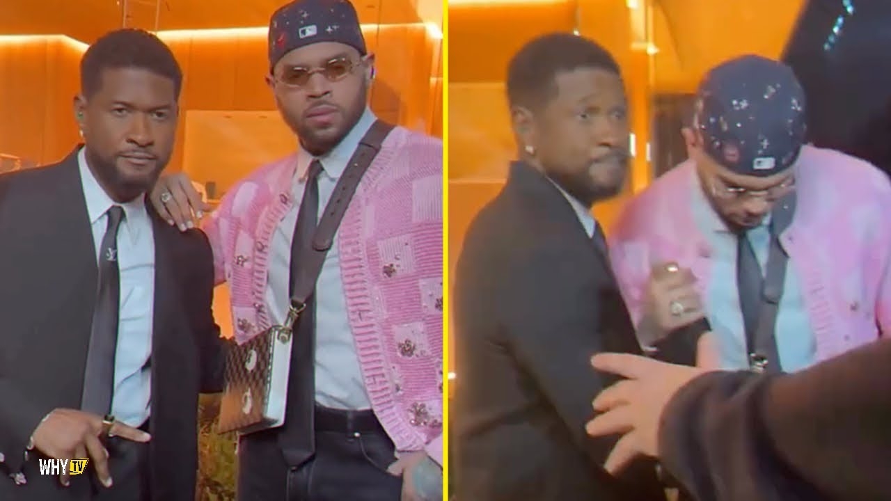 Chris Brown Linked Up With Usher At Pharrell's Louis Vuitton 2026 Show In Paris 'The Kings