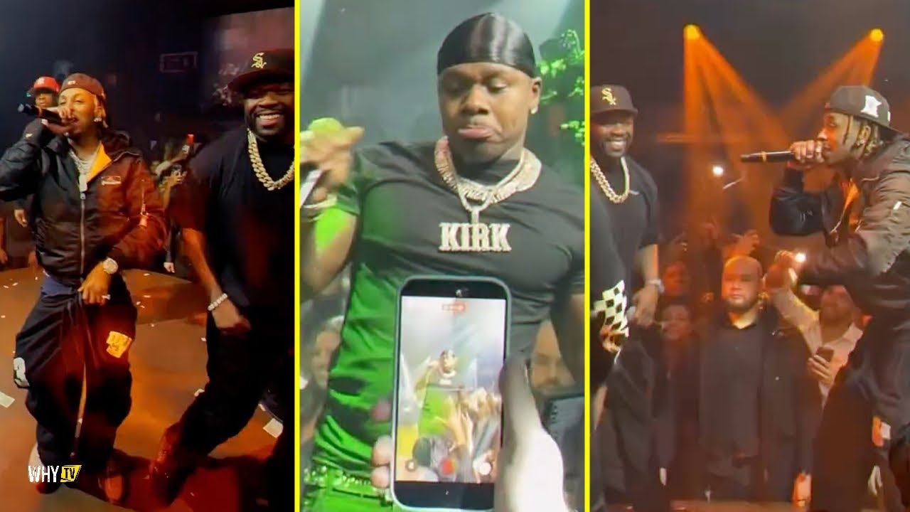 50 Cent, DaBaby And Rich The Kid Pull Up In Miami To Celebrate 11 Miami Anniversary 'Crazy Night!'