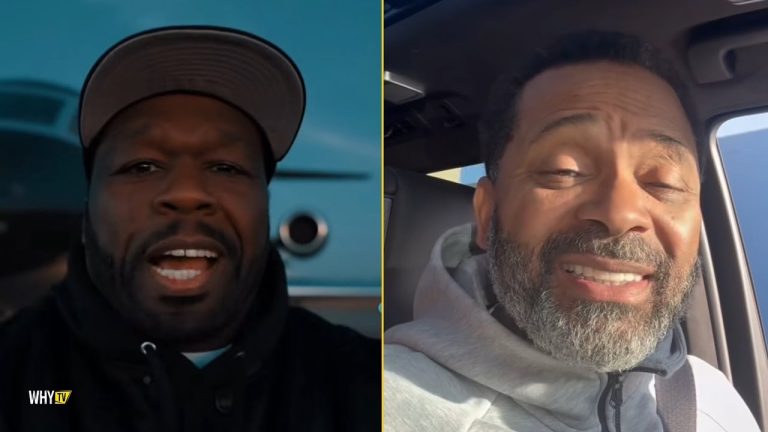 50 Cent Gives His Flowers To Mike Epps After His RANT Mike Get Em, We Must Work Together