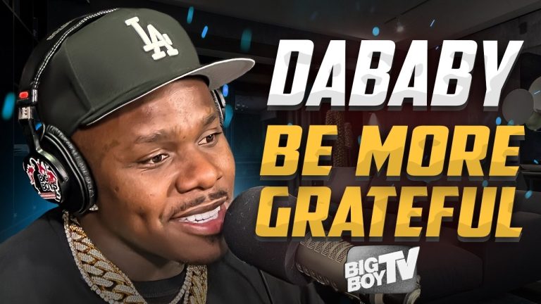 Da Baby New Music Preview "Be More Grateful" - DaBaby Back After 4 Years - Big Boy 2026 Interview