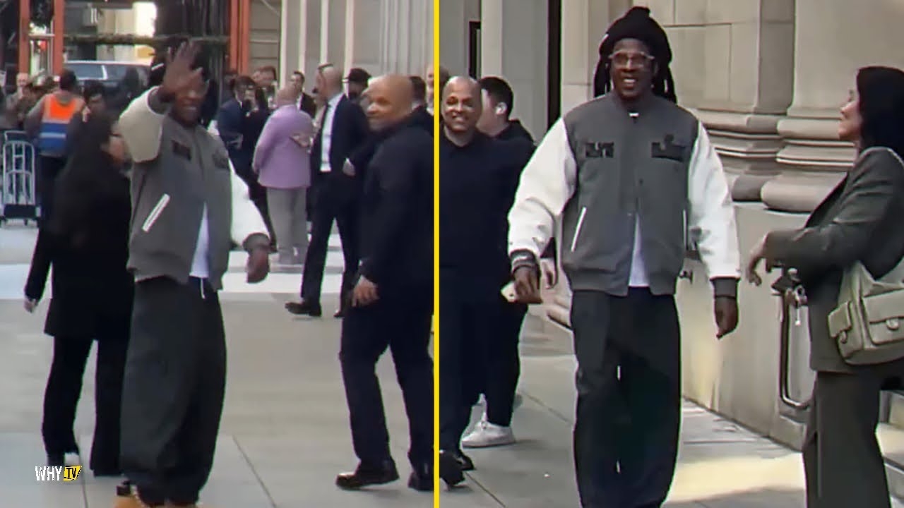 Jay-Z Pulls Up At The Fanatics Luncheon Super Bowl In San Francisco 'The Goat Is Outside!'