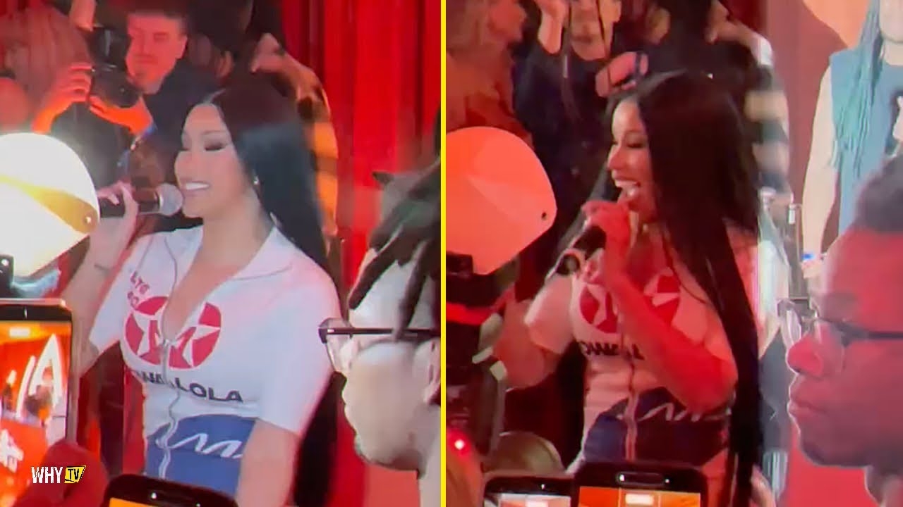 Cardi B Pulls Up In San Francisco Over Super Bowl Weekend And Performing Few Hits